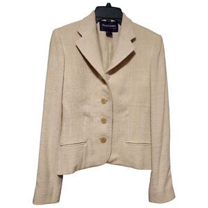 Ralph Lauren Collection Purple Label Classic Tailored Fit Silk Blazer, Size 2